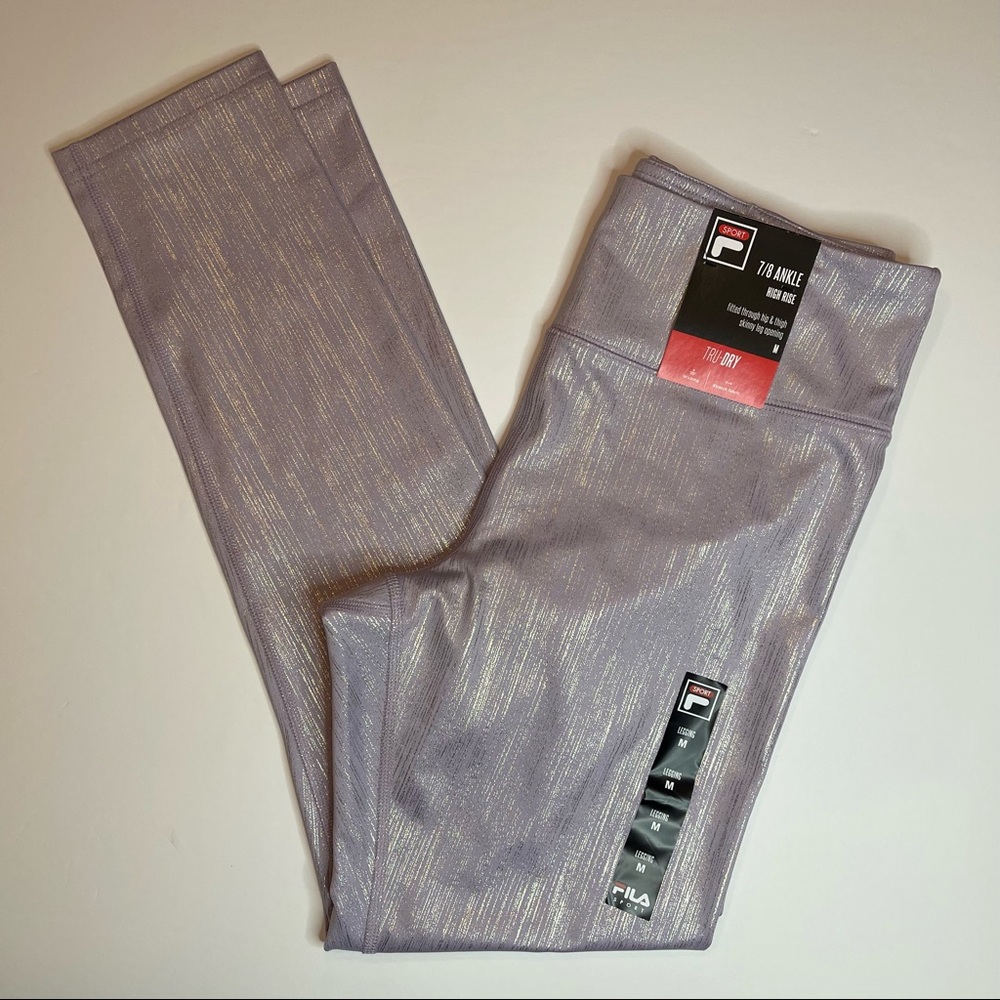 NWT Women's FILA SPORT® High-Waisted Crop Leggings